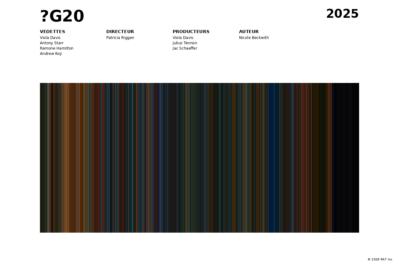 Aperçu de l’affiche pour ?G20