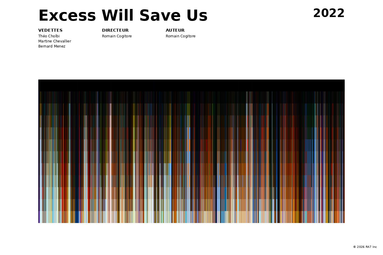 Aperçu de l’affiche pour Excess Will Save Us