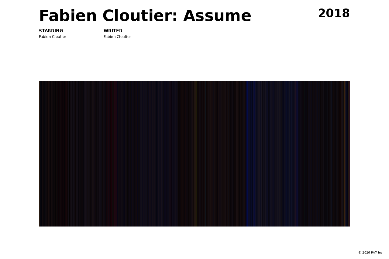 Poster preview for Fabien Cloutier: Assume